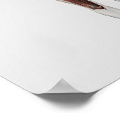 Männliche Muskelanatomie der menschlichen Beine, V Poster (Ecke)