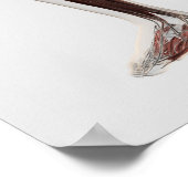 Männliche Muskelanatomie der menschlichen Beine, V Poster (Ecke)