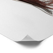 Männliche Muskelanatomie der menschlichen Beine, V Poster (Ecke)