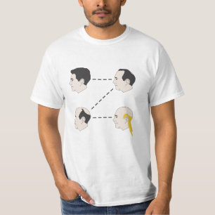 Männliche Muster-Meeräsche T-Shirt