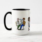 Männliche Optometristen Name Tasse (Links)