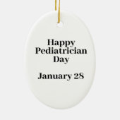 Männliche Pädiatrische Silhouette mit Kindergarten Keramik Ornament (Hinten)