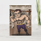 Männliche Personal Trainer Geburtstag Karte (Vorderseite)
