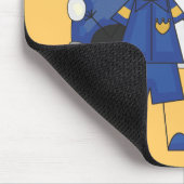 Männliche Polizeibeamte-T-Shirts und Geschenke Mousepad (Ecke)