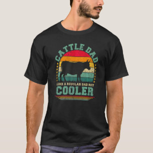 Männliche Rinder Vater wie ein regelmäßiger Vater, T-Shirt