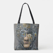 Männliche Robotertechnologie Masculine Man Purse B Tasche (Rückseite)