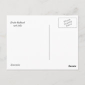 Männliche Rotkopfente Postkarte (Rückseite)