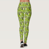 Männliche Ruby Throat Hummingbird Leggings (Rückseite)