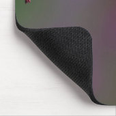Männliche Ruby thropogene Hummingbird Mousepad (Ecke)