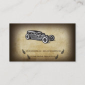 Männliche Sammlung Visitenkarte (Rückseite)