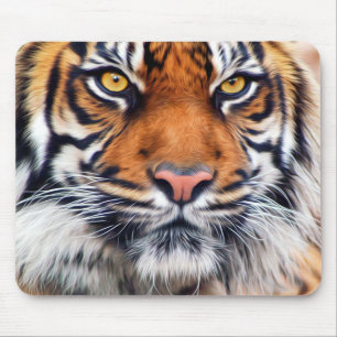 Männliche sibirischer Tiger-Farben-Fotografie Mousepad