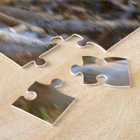 Männliche Stockenten-Ente im Flug Puzzle (Seite)