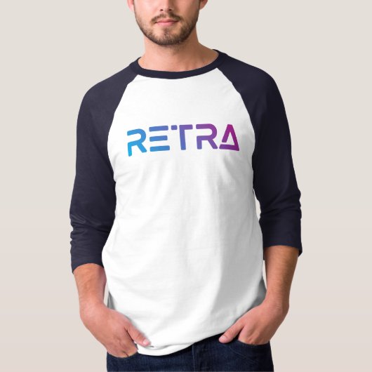 Männliche strahlende Retra T-Shirt (Vorderseite)