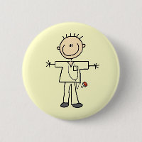 Männliche Strichmännchen-Krankenschwester-T-Shirts