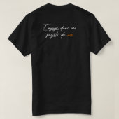 Männliche T-Shirts "Engagiert in deinen Lebensproj (Design Rückseite)