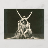 Männliche Tänzer 1934 Postkarte (Vorderseite)