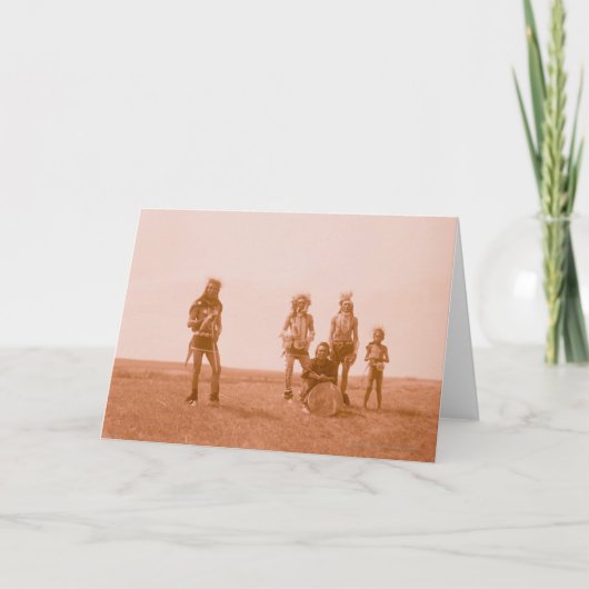 Männliche Tänzer Karte (Vorderseite)