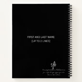 Männliche Tänzerin Bewusstsein I Personalisiert Notizblock (Rückseite)