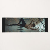 Männliche Tänzerin Yogamatte