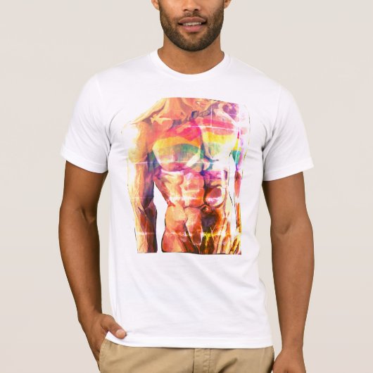 Männliche torso-Flagge 2 T - Shirt (Vorderseite)