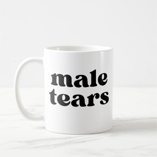 Männliche Tränen Kaffeetasse (Links)