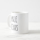 Männliche Tränen Kaffeetasse (Vorderseite Links)