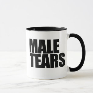 Männliche Tränen Tasse