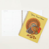 Männliche Türkei Schwanz Herbstfarben Federn geban Planer (Anzeige)