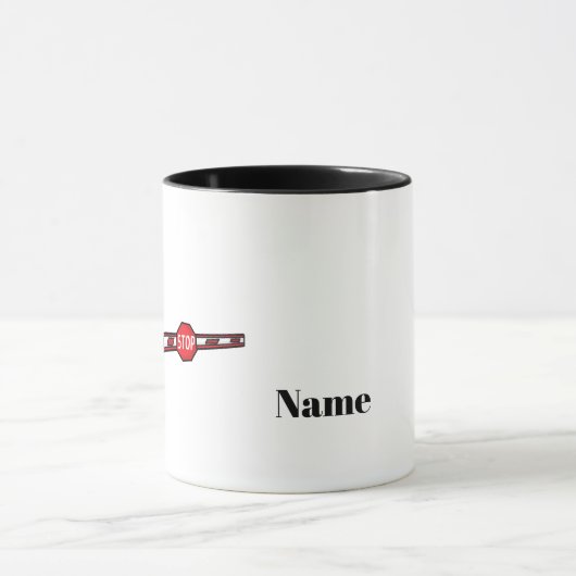 Männliche U.S. Grenzpatrol Agent Name Tasse (Zentrum)