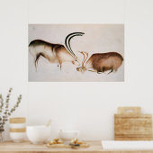 Männliche und weibliche Hirsche Poster (Küche)