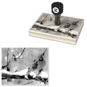 männliche und weibliche Kardinal Gummistempel (Stempel)