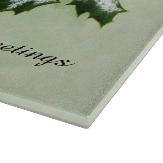 Männliche und weibliche Kardinäle im Norden Schneidebrett (Ecke)