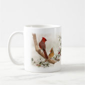 Männliche und weibliche Kardinals-Tasse Kaffeetasse (Links)