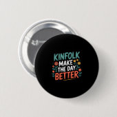 Männliche Verwandte Erbe Familie Button (Vorne & Hinten)