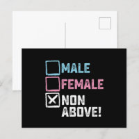 Männliche Weibchen oben nicht! Funny Transgender G