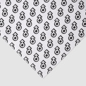 Männliche/weibliche Symbol Geschlecht Geschenkpapi Seidenpapier (Detail)