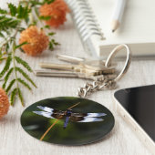 Männliche Witwe Skimmer Dragonfly Schlüsselanhänger (Seite)