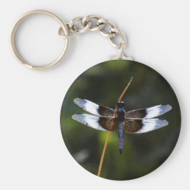 Männliche Witwe Skimmer Dragonfly Schlüsselanhänger