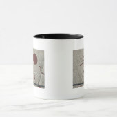 Männliche Zahl mit der Sonne Tasse (Zentrum)