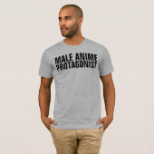 männlicher Animeprotagonist T-Shirt (Vorne ganz)