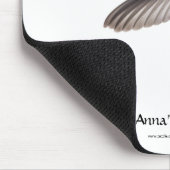 Männlicher Annas Kolibri Mousepad (Ecke)