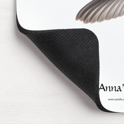 Männlicher Annas Kolibri Mousepad (Ecke)