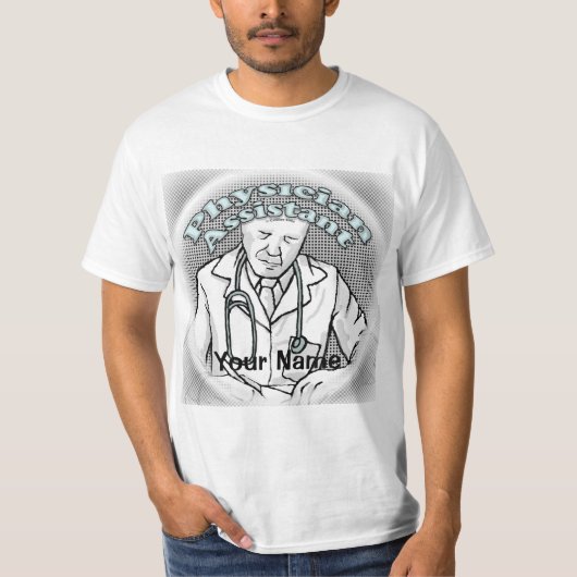 männlicher Arztassistent T-Shirt (Vorderseite)