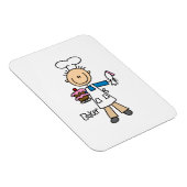 Männlicher Bäcker Magnet (Rechte Seite)