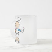 Männlicher Bäcker Mattglastasse (Vorderseite Links)