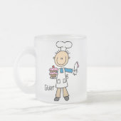 Männlicher Bäcker Mattglastasse (Links)