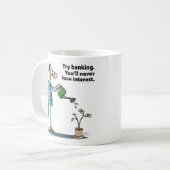 Männlicher Bankier Kaffeetasse (Vorderseite Links)