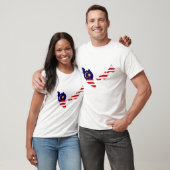Männlicher Basic-T - Shirt mit malaysischer Flagge (Unisex)