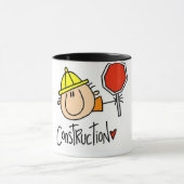 Männlicher Bauarbeiter Tasse (Zentrum)