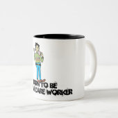 männlicher Betreuer, geboren beA zur männlichen Zweifarbige Tasse (VorderseiteRechts)